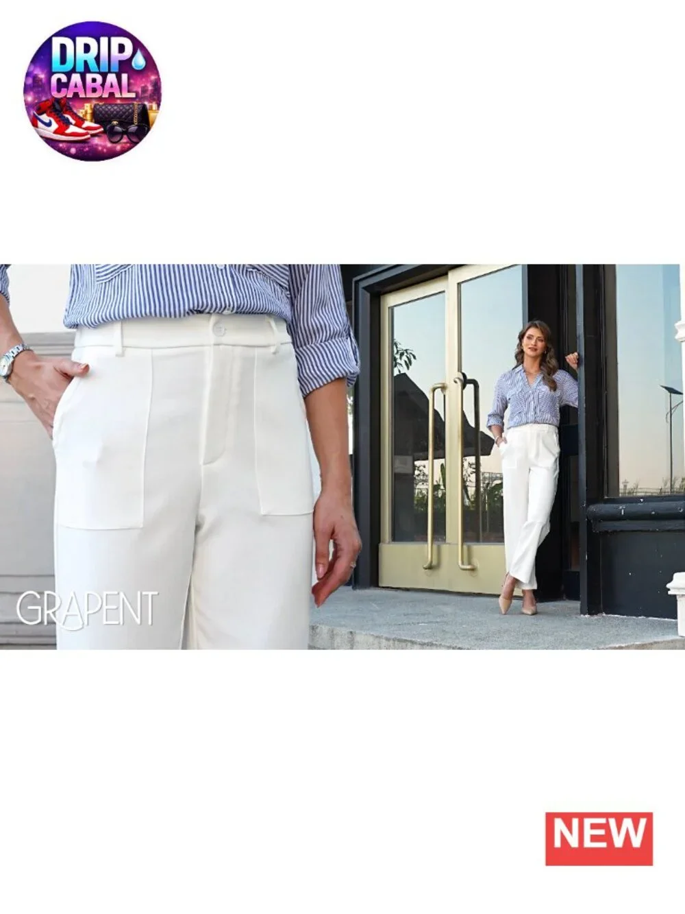 Wide Leg Dress Pants Women High Waisted Elastic Stretch Work Trousers with